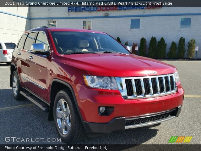 2011 Jeep Grand Cherokee Limited 4x4 in Inferno Red Crystal Pearl