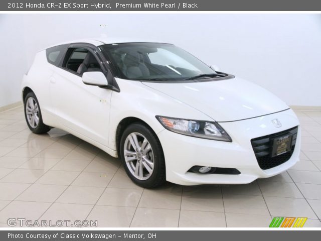 2012 Honda CR-Z EX Sport Hybrid in Premium White Pearl