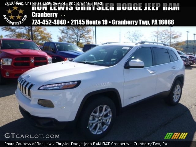 2016 Jeep Cherokee Latitude 4x4 in Bright White