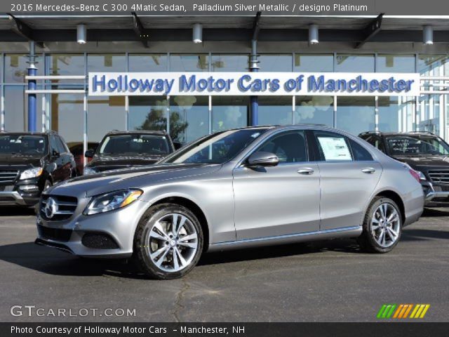 2016 Mercedes-Benz C 300 4Matic Sedan in Palladium Silver Metallic