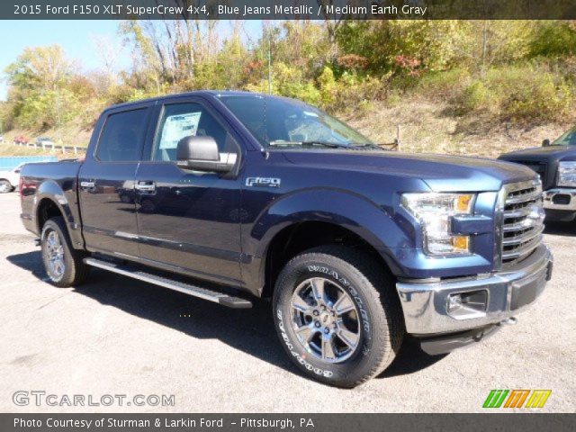 2015 Ford F150 XLT SuperCrew 4x4 in Blue Jeans Metallic