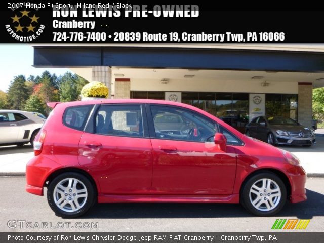 2007 Honda Fit Sport in Milano Red