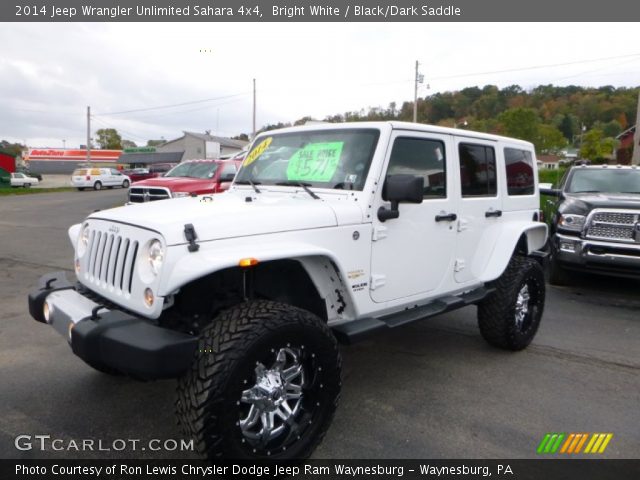 2014 Jeep Wrangler Unlimited Sahara 4x4 in Bright White