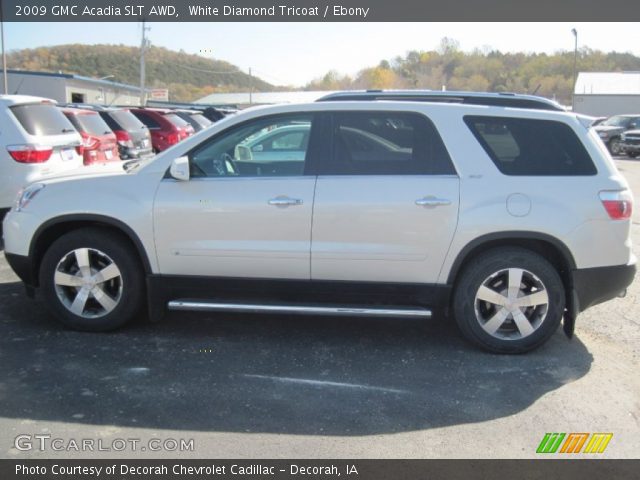 2009 GMC Acadia SLT AWD in White Diamond Tricoat