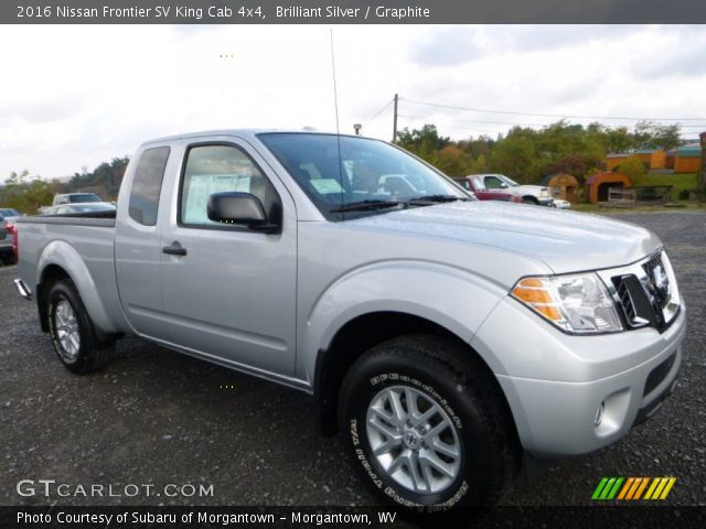 2016 Nissan Frontier SV King Cab 4x4 in Brilliant Silver