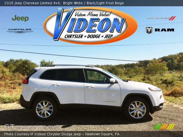 2016 Jeep Cherokee Limited 4x4 in Bright White