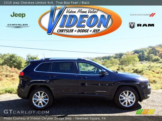 2016 Jeep Cherokee Limited 4x4 in True Blue Pearl