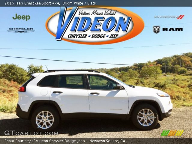 2016 Jeep Cherokee Sport 4x4 in Bright White
