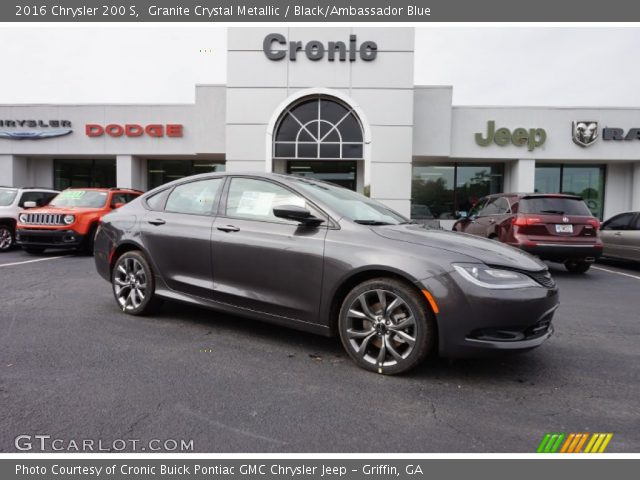 2016 Chrysler 200 S in Granite Crystal Metallic