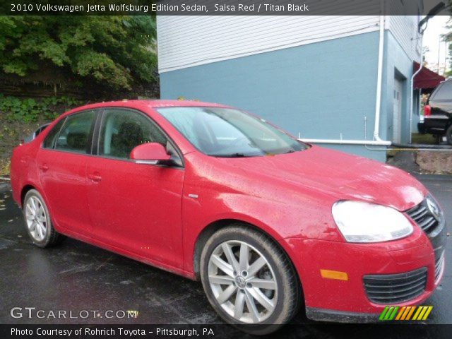 2010 Volkswagen Jetta Wolfsburg Edition Sedan in Salsa Red