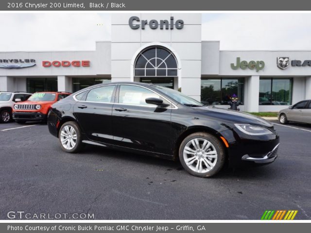 2016 Chrysler 200 Limited in Black