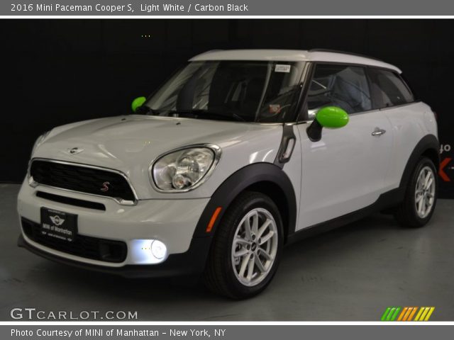 2016 Mini Paceman Cooper S in Light White