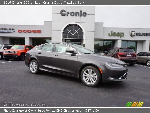 2016 Chrysler 200 Limited in Granite Crystal Metallic