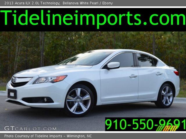 2013 Acura ILX 2.0L Technology in Bellanova White Pearl