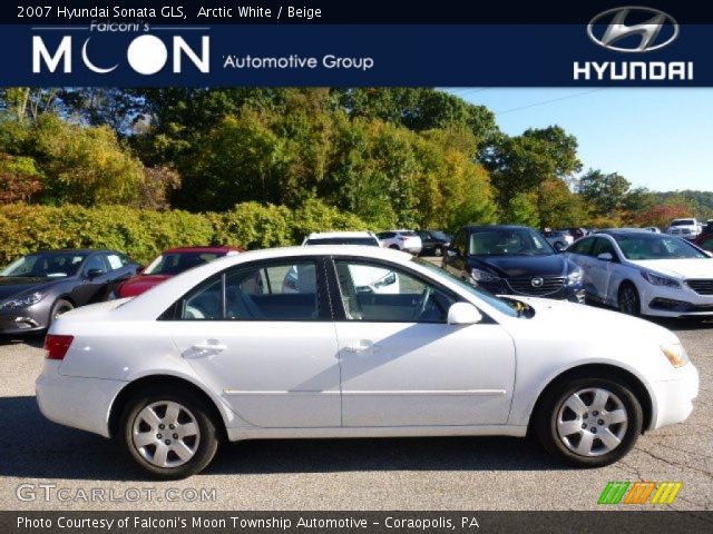 2007 Hyundai Sonata GLS in Arctic White