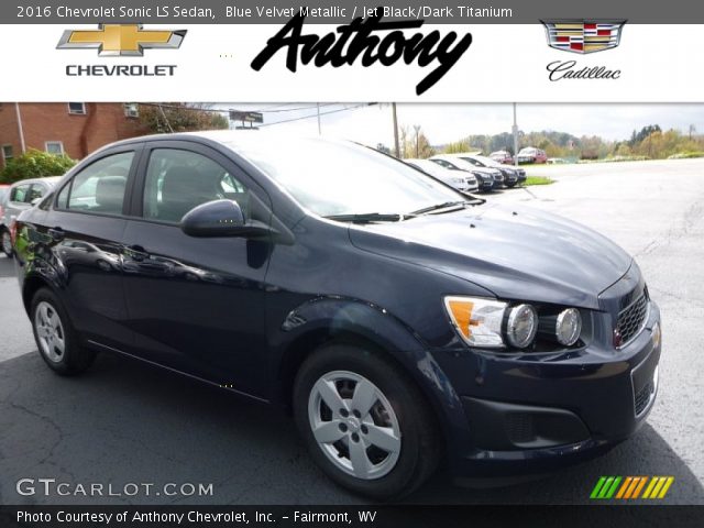 2016 Chevrolet Sonic LS Sedan in Blue Velvet Metallic