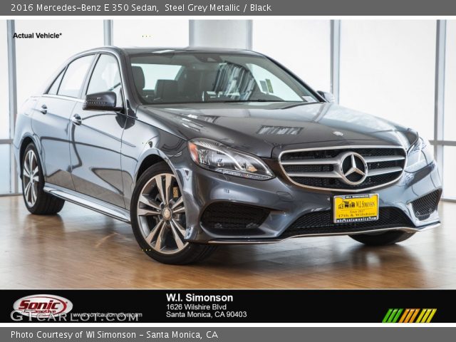 2016 Mercedes-Benz E 350 Sedan in Steel Grey Metallic