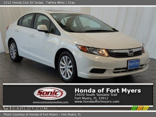 2012 Honda Civic EX Sedan in Taffeta White