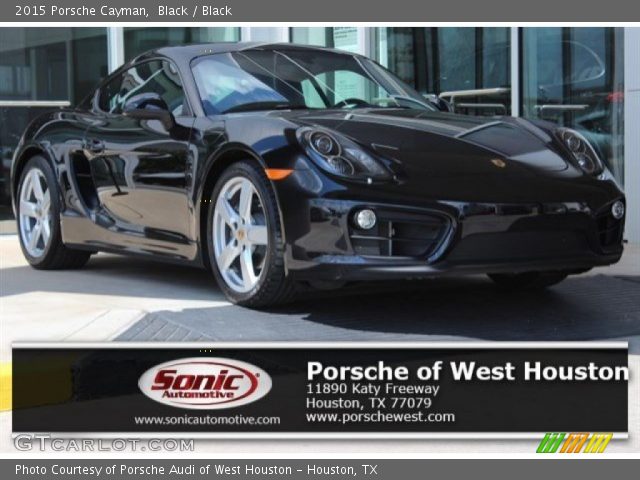 2015 Porsche Cayman  in Black