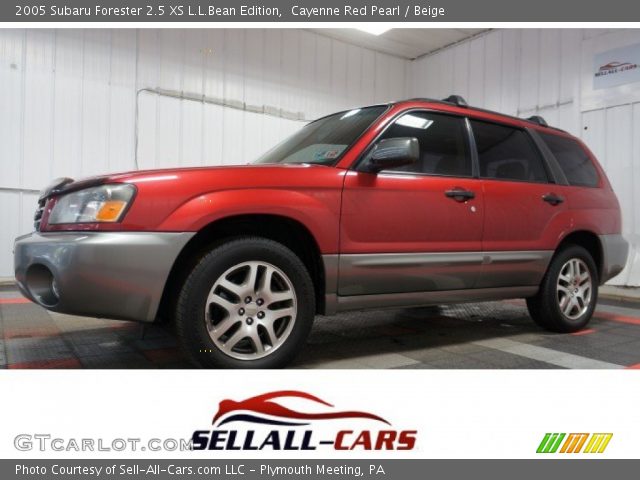 2005 Subaru Forester 2.5 XS L.L.Bean Edition in Cayenne Red Pearl