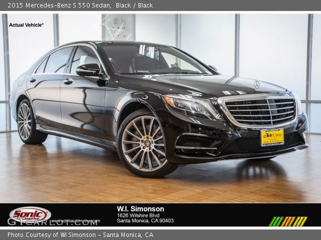2015 Mercedes-Benz S 550 Sedan in Black