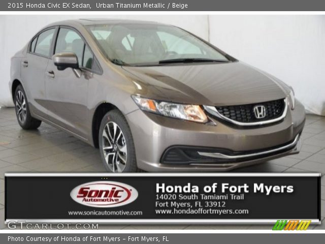 2015 Honda Civic EX Sedan in Urban Titanium Metallic