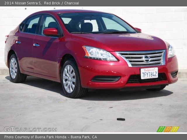 2014 Nissan Sentra S in Red Brick