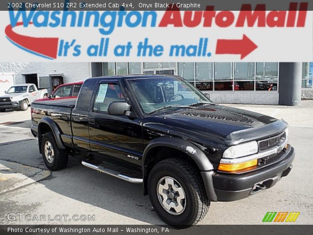 2002 Chevrolet S10 ZR2 Extended Cab 4x4 in Onyx Black