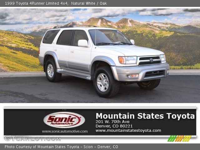 1999 Toyota 4Runner Limited 4x4 in Natural White