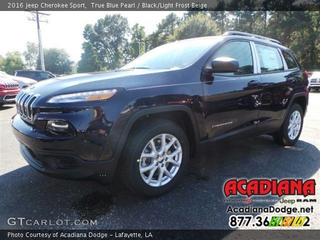 2016 Jeep Cherokee Sport in True Blue Pearl