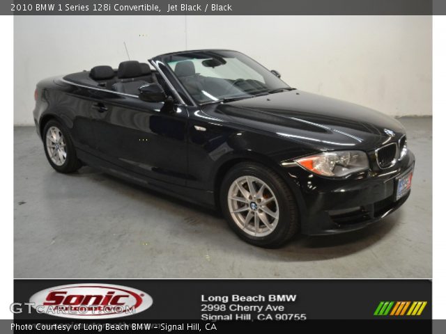 2010 BMW 1 Series 128i Convertible in Jet Black