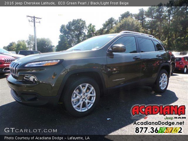 2016 Jeep Cherokee Latitude in ECO Green Pearl
