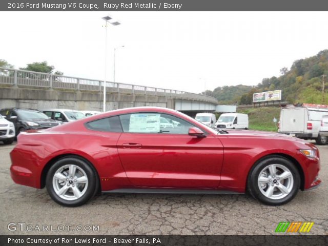 2016 Ford Mustang V6 Coupe in Ruby Red Metallic