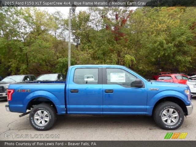 2015 Ford F150 XLT SuperCrew 4x4 in Blue Flame Metallic