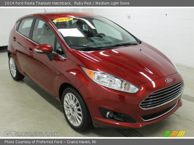 2014 Ford Fiesta Titanium Hatchback in Ruby Red