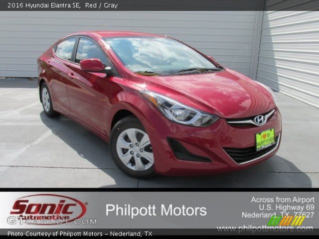 2016 Hyundai Elantra SE in Red