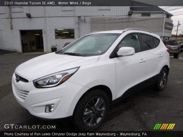 2015 Hyundai Tucson SE AWD in Winter White