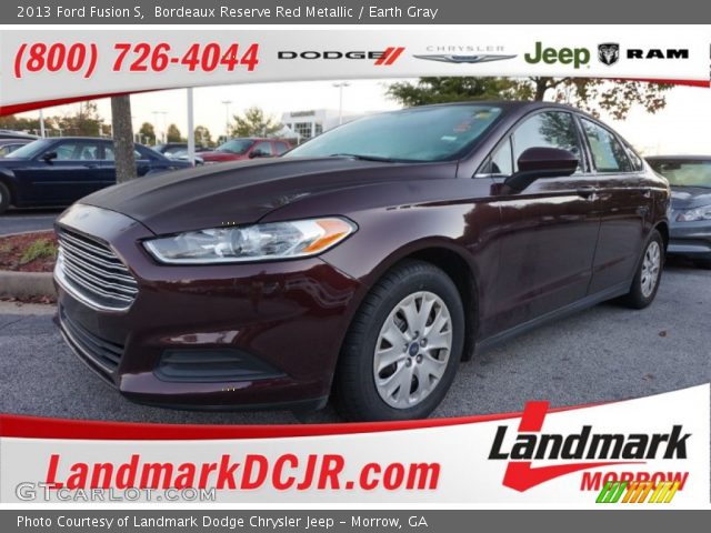 2013 Ford Fusion S in Bordeaux Reserve Red Metallic