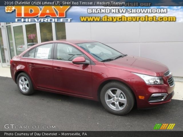2016 Chevrolet Cruze Limited LT in Siren Red Tintcoat