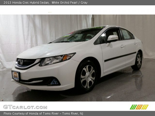 2013 Honda Civic Hybrid Sedan in White Orchid Pearl