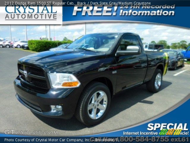 2012 Dodge Ram 1500 ST Regular Cab in Black