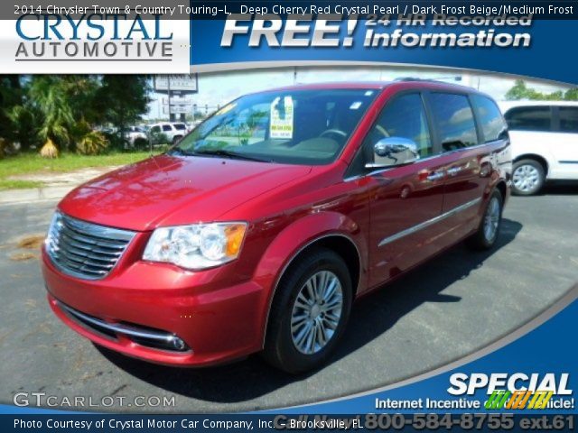 2014 Chrysler Town & Country Touring-L in Deep Cherry Red Crystal Pearl