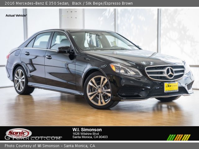 2016 Mercedes-Benz E 350 Sedan in Black