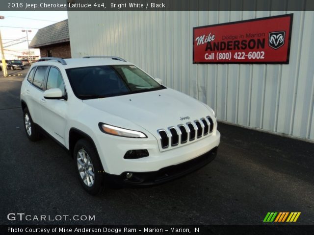2016 Jeep Cherokee Latitude 4x4 in Bright White