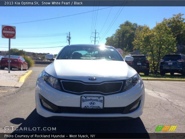 2013 Kia Optima SX in Snow White Pearl
