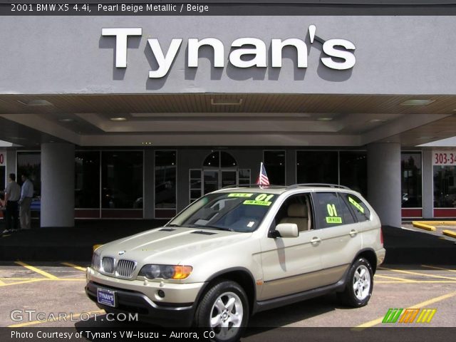 2001 BMW X5 4.4i in Pearl Beige Metallic