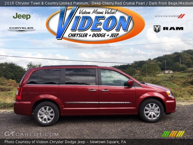 2016 Chrysler Town & Country Limited Platinum in Deep Cherry Red Crystal Pearl