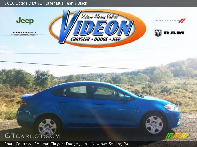 2016 Dodge Dart SE in Laser Blue Pearl