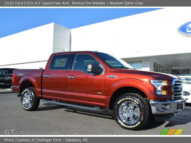 2015 Ford F150 XLT SuperCrew 4x4 in Bronze Fire Metallic