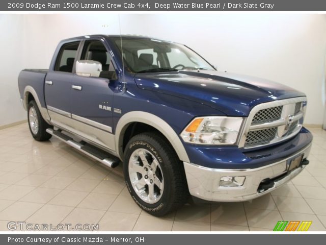 2009 Dodge Ram 1500 Laramie Crew Cab 4x4 in Deep Water Blue Pearl